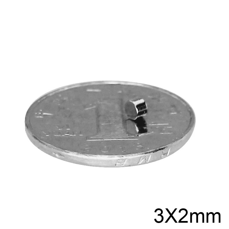 100~5000pcs 3x2 Search Minor Diameter Magnet 3mm x 2mm Bulk Small Round Magnets 3x2mm Neodymium Disc 3*2 Strong Magnet|Магнитные