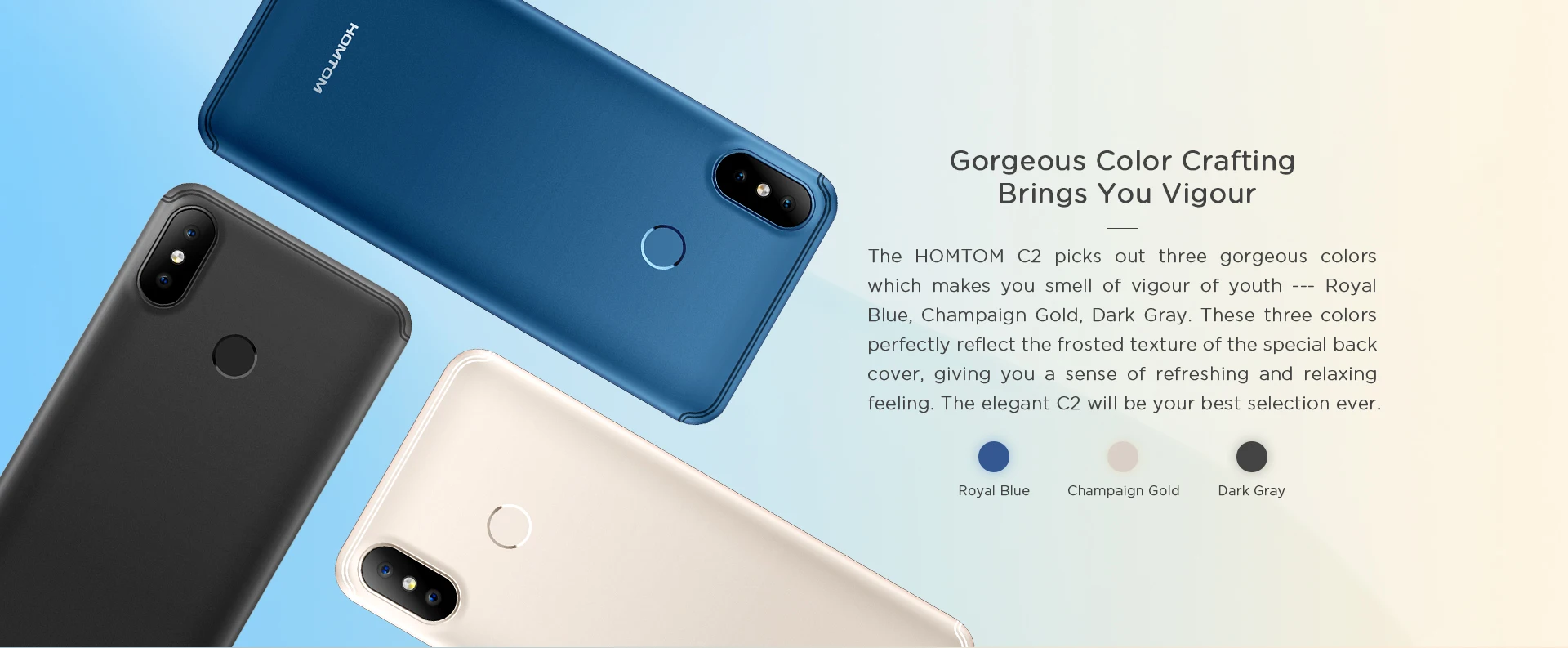 HOMTOM C2 4G смартфон 5," Android 8,1 четырехъядерный процессор MTK6739 2 Гб ОЗУ 16 Гб ПЗУ отпечаток пальца лица ID мобильный телефон