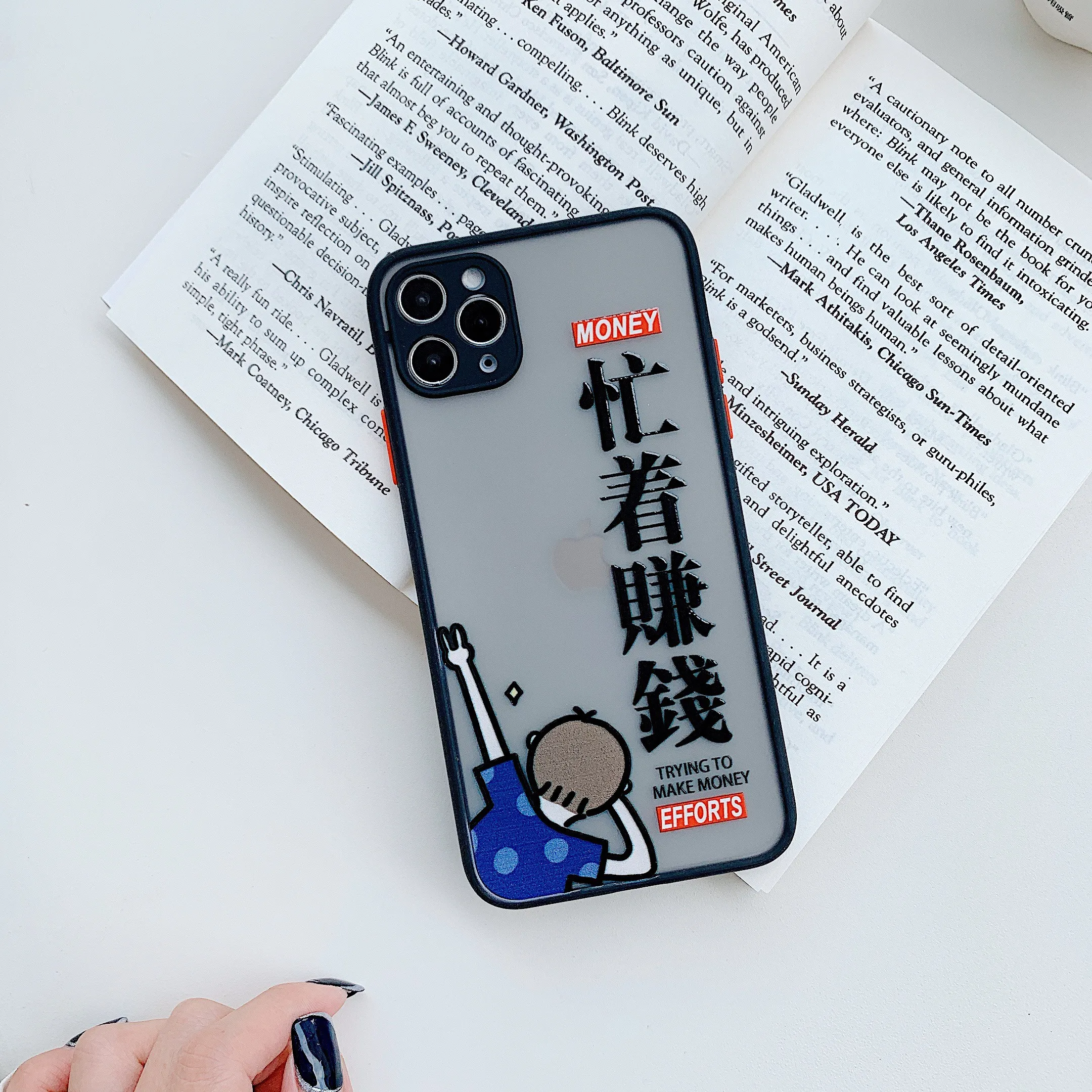 

Busy to make money pattern suitable for iPhone 11 and iPhone 12 series mobile phone cases