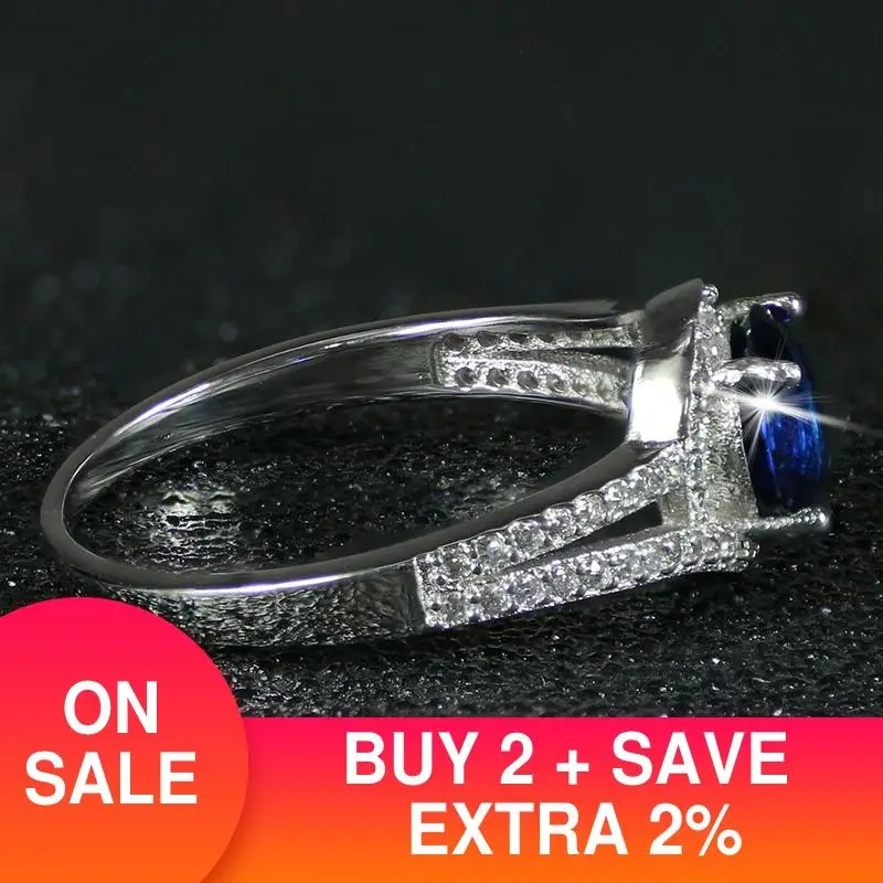 2021 Новое поступление реальные 925 Серебро Кольца для женщин Свадебные обручальные