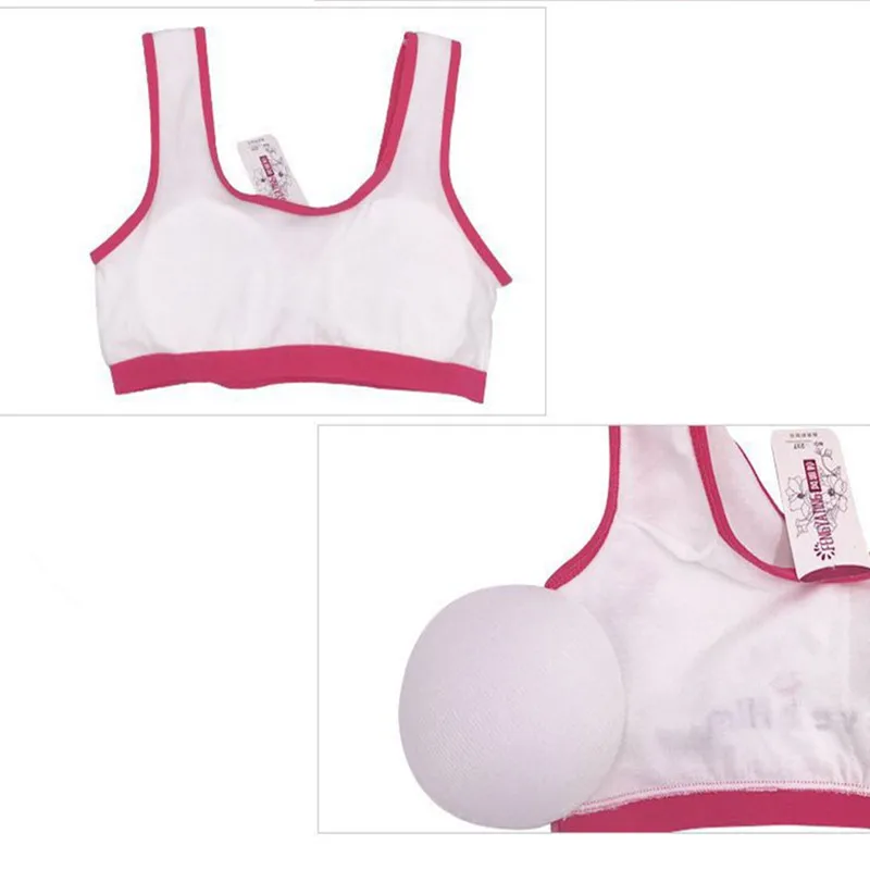 Детское нижнее белье Smile спортивный тренировочный бюстгальтер для девочек|Топы и
