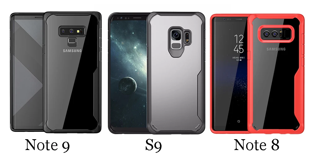 Противоударный защитный чехол для samsung Galaxy S10 Plus Note 10 S10e прозрачные чехлы для Galaxy S9 S8 Plus Note 8 9 силиконовый