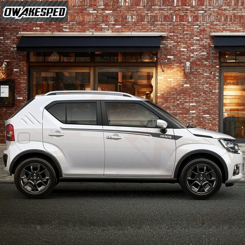 

1set Car Sticker Waist Line Decor Decals Sport Stripes Styling Auto Body Side Door Vinyl Decal Stickers For Suzuki IGNIS