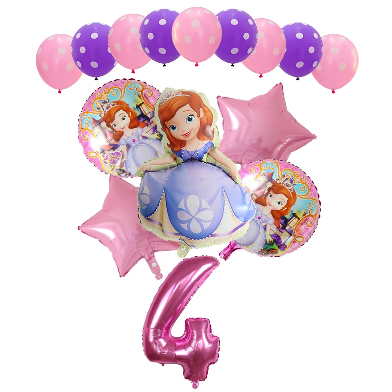 16 шт. декоративные фольгированные гелиевые воздушные шары для девочек | Дом и сад