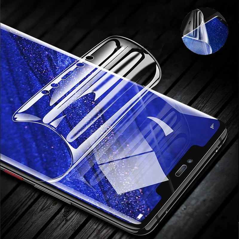 Гидрогелевая пленка для экрана Samsung S10 S9 S8 Plus Note 10 Pro 9 8 A80 A70 A50 защита мягкая