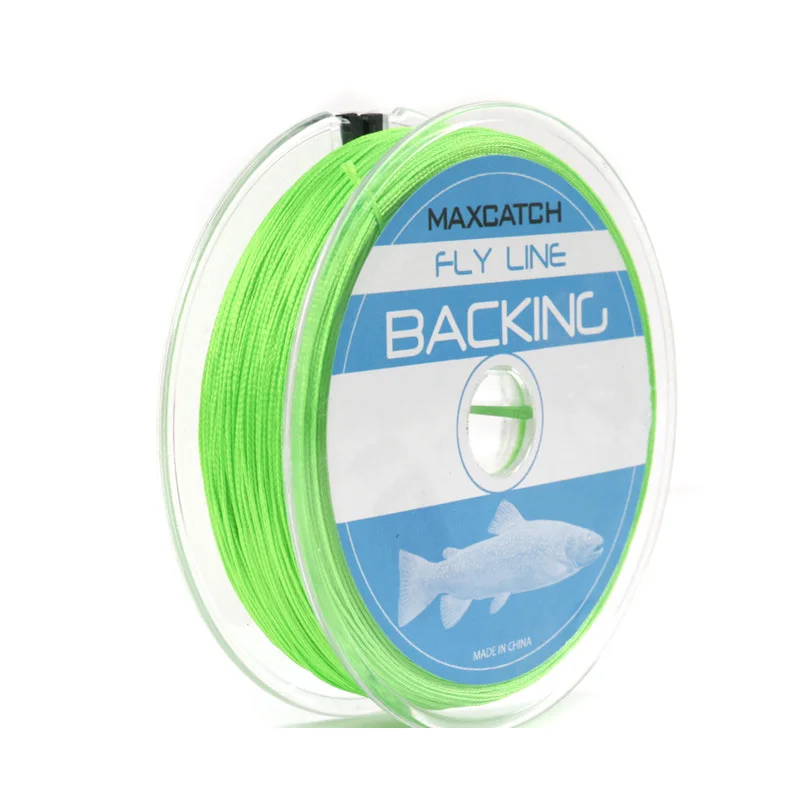 Maximumcatch бэк-Fly Line 50/100/300 метров 20/30LB двойной Цвет опорная линия плетеная летящая леска - Цвет: Green Color