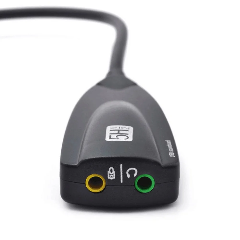 Продвижение 5HV2 внешняя звуковая карта usb 7 1 с 3 5 мм аудио интерфейсом адаптер для