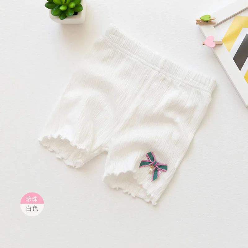 Летние Шорты для девочек с рисунком кролика и бантом хлопковые шорты детей