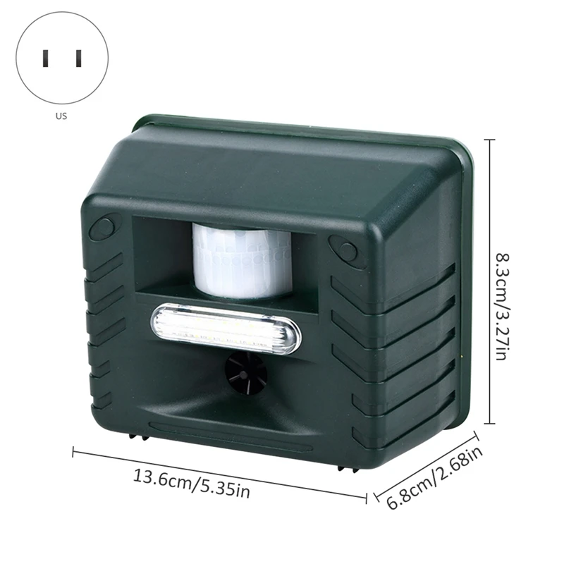 Ультразвуковой отпугиватель животных водостойкий птиц ферма сад двора животное