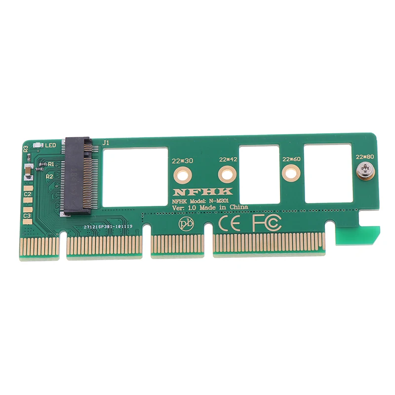 

1PC NGFF M Key M.2 NVME AHCI SSD To PCI-E PCI Express 3.0 16x X4 Adapter Riser Card Converter For XP941 SM951 PM951 A110 SSD
