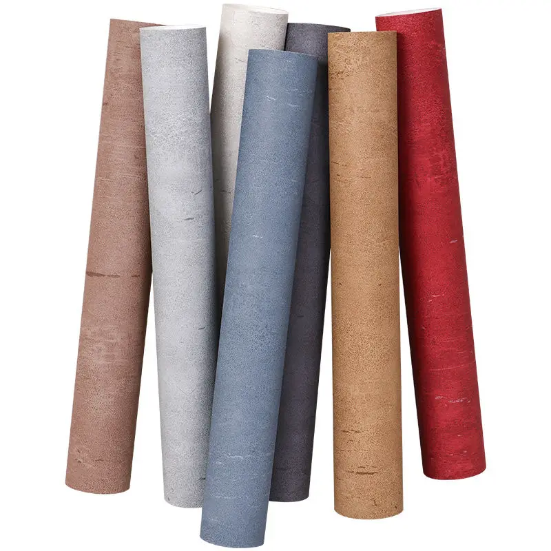 

Retro Nostalgic Cement Gray Wallpaper Plain Color LOFT Industrial-Style Clothing Store Tea Shop Bar Restaurant Wallpaper