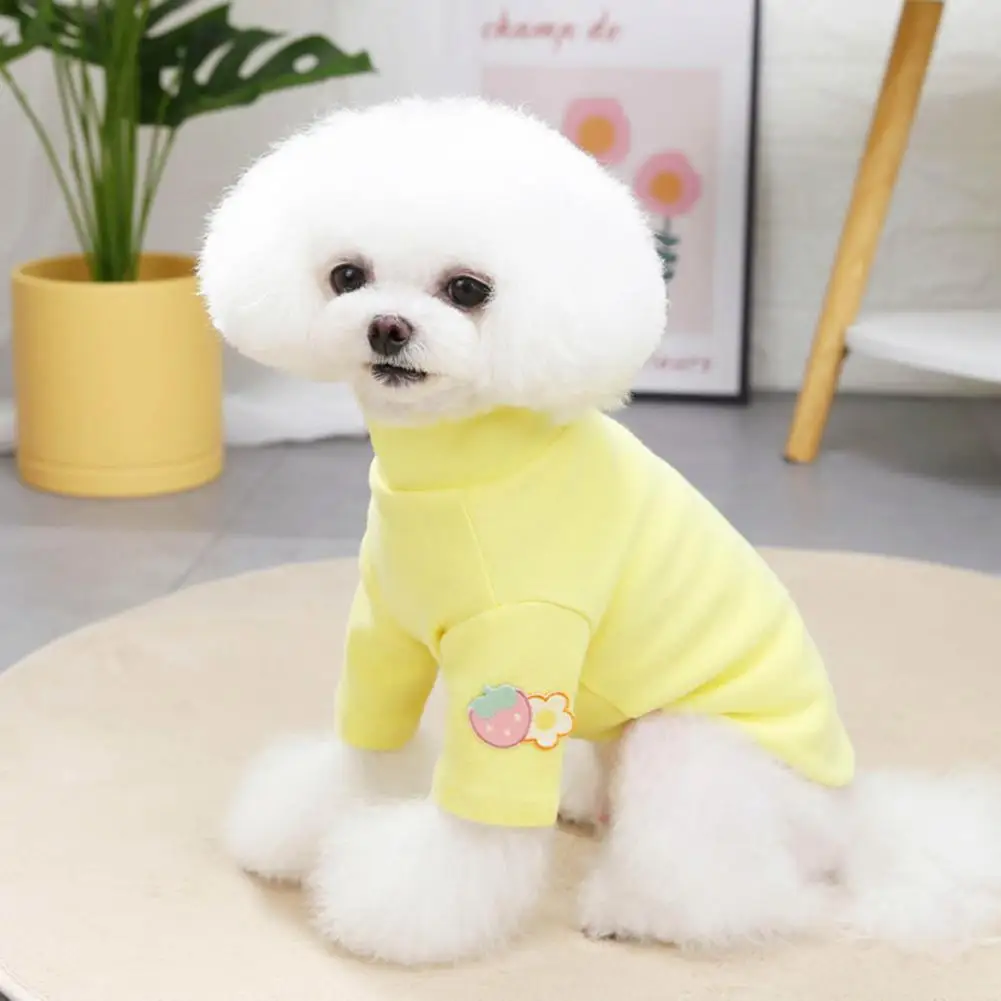 Durable Stylish Pet Dogs Shirt Costume Fine Workmanship Apparel Close Fitting for Small |