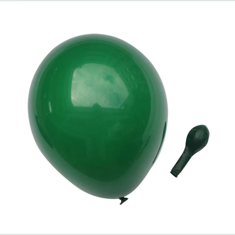 Dark green 10/20/30 шт золотистый и черный латексные шарики Свадебные украшения металлический баллон из гелий День рождения украшения для взрослых детские игрушки - Цвет: Dark green