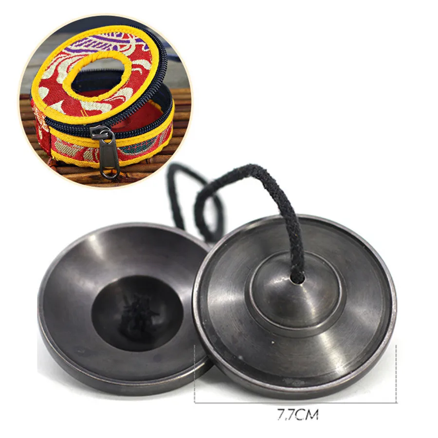 7 см Средний Бронзовый непальский пение ручной работы Колокольчик для йоги