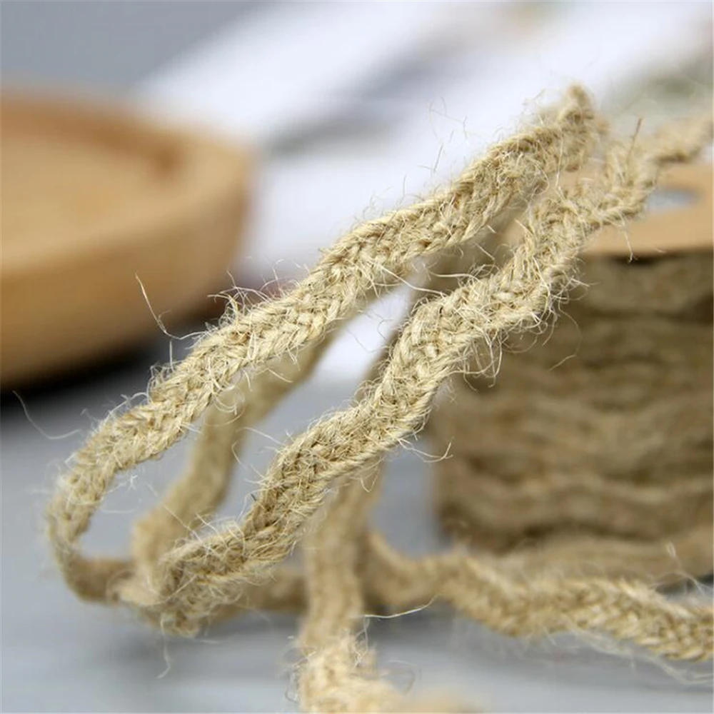 5 м шпагат джутовый В наборе джуготовый ремешок пеньковая веревка вечерние