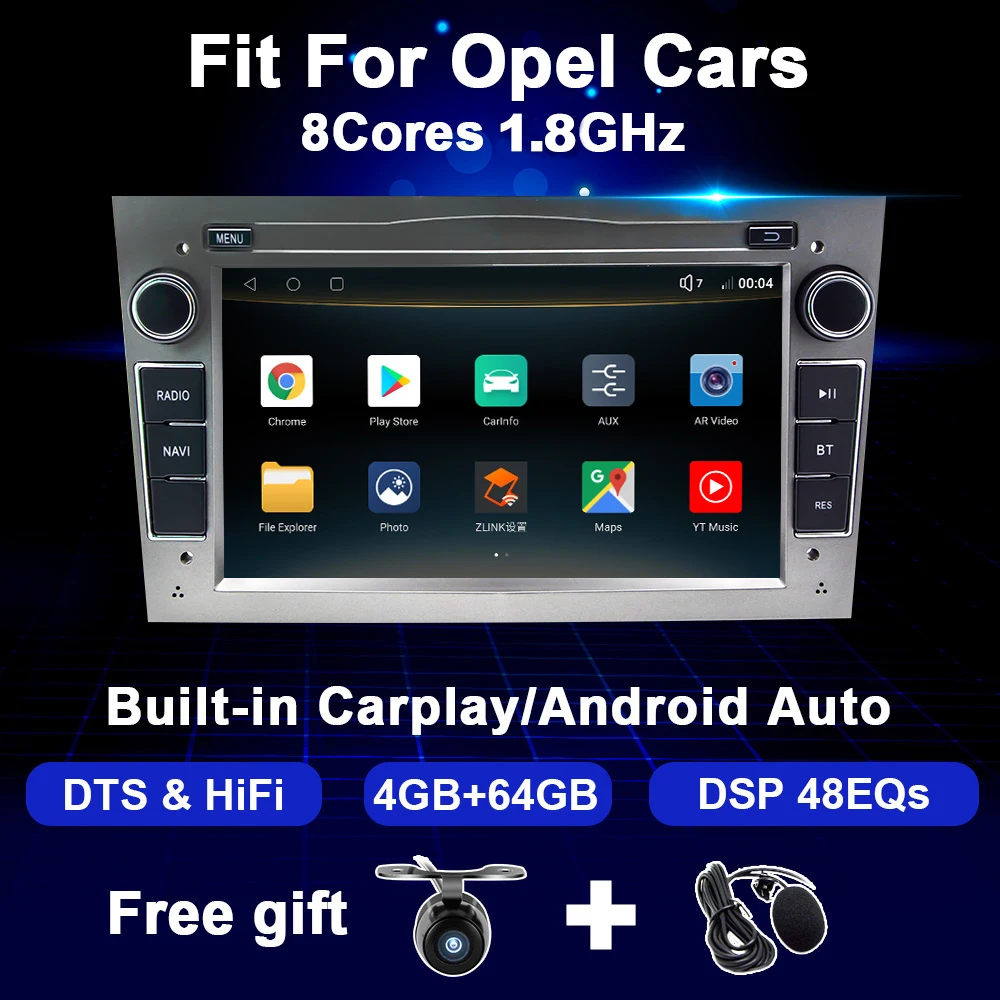 Автомагнитола DTS DSP Android для Opel Astra H G J Vivaro Zafira B Vectra C Corsa D Meriva автомагнитола стерео