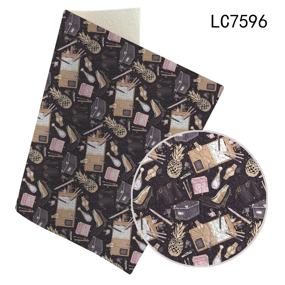 Модное украшение одежда обувь искусственная кожа А4 с рисунком личи 22*30 см для