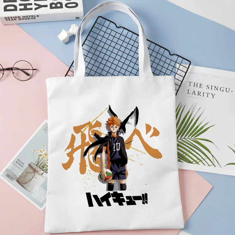 

Haikyuu shopping bag bolsa jute bag bolso bolsas de tela bag net ecobag shoping sacola cabas