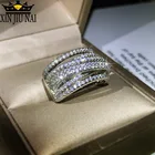 Новый продукт Горячая преувеличенный микро-инкрустированное Цирконом кольцо личности Авангард кольцо ювелирные изделия с бриллиантами