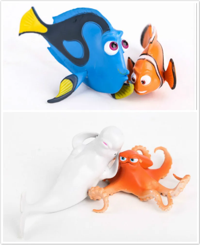 6 шт./компл. украшение для аквариума фильм продукт в поисках Немо фигурки Дори