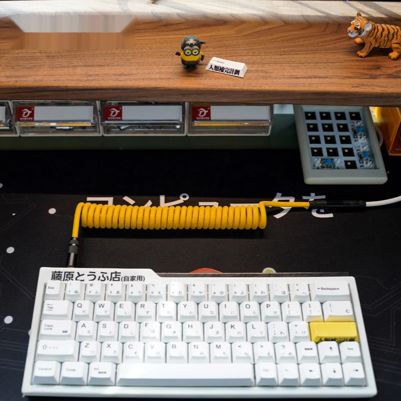 

Кабели FBB типа C ручной работы, механическая клавиатура, кабель для передачи данных для GMK тема SP, сделай сам, колпачок для клавиш, USB, плетеный,...