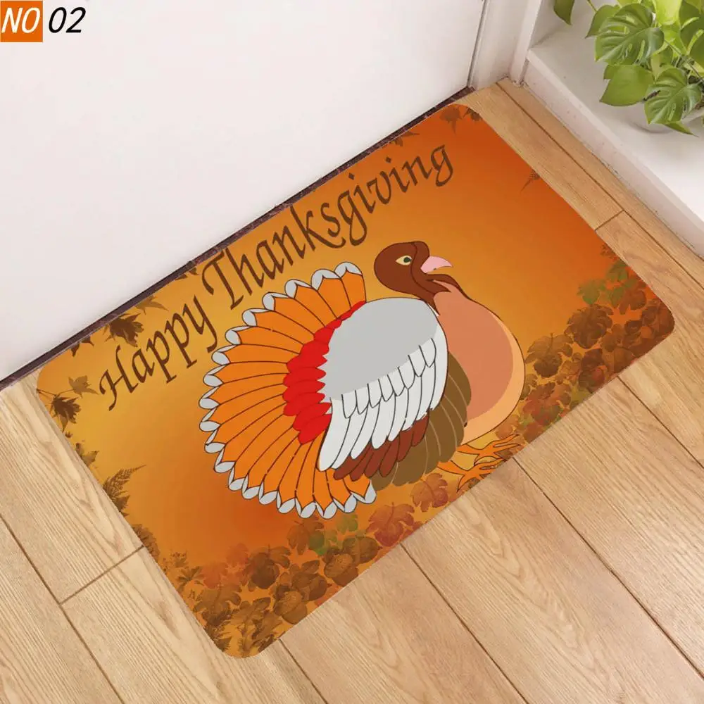 Противоскользящий коврик для ванной OIMG пола в ванную с 3D рисунком тыквы на День