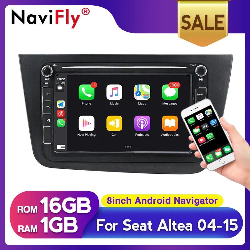 Система Android автомобильный мультимедийный плеер для Seat Altea 2004-2015 Toledo 2004-2009