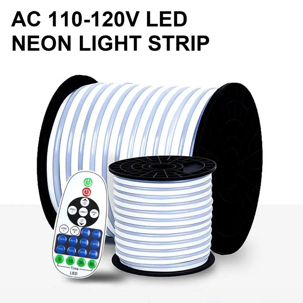 Светодиодный неоновый светильник 110-120 В переменного тока