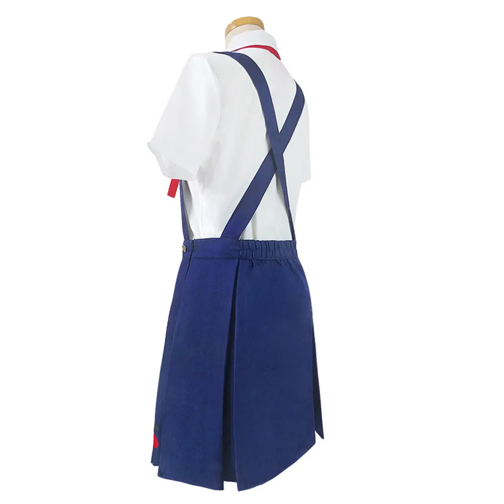 Anime Monogatari Series Hachikuji Mayoi School Uniform Cosplay Costum Halloween party Costumes Fashion Women Kids girl dress |