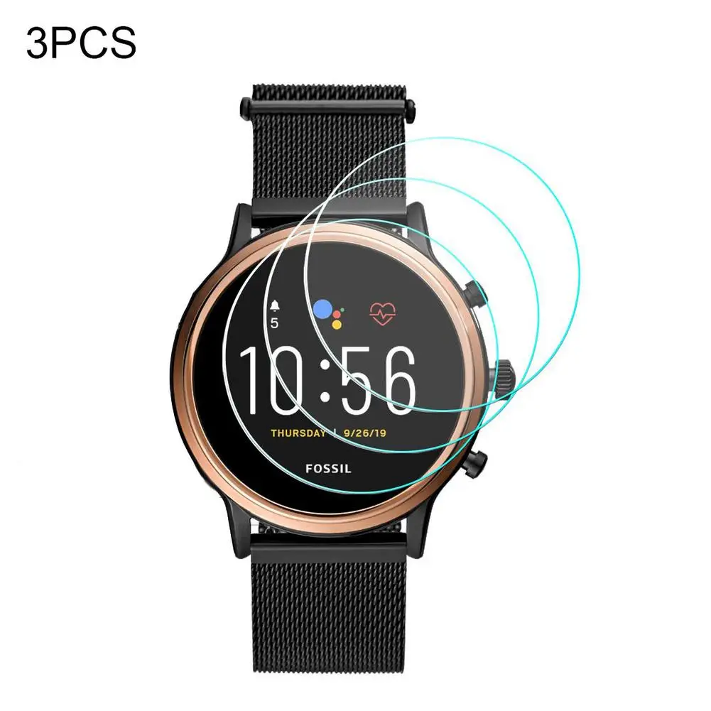 3 шт часы закаленная пленка для Fossil Gen 5 Julianna HR/Слоан HR 4/Gen Carlyle Smartwatch Закаленное