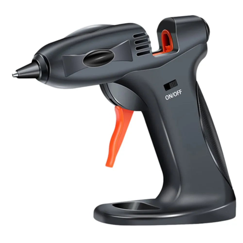 

1x Hot Melt Glue Gun Alloy Nozzle Black For Arts Craft Multi-functions