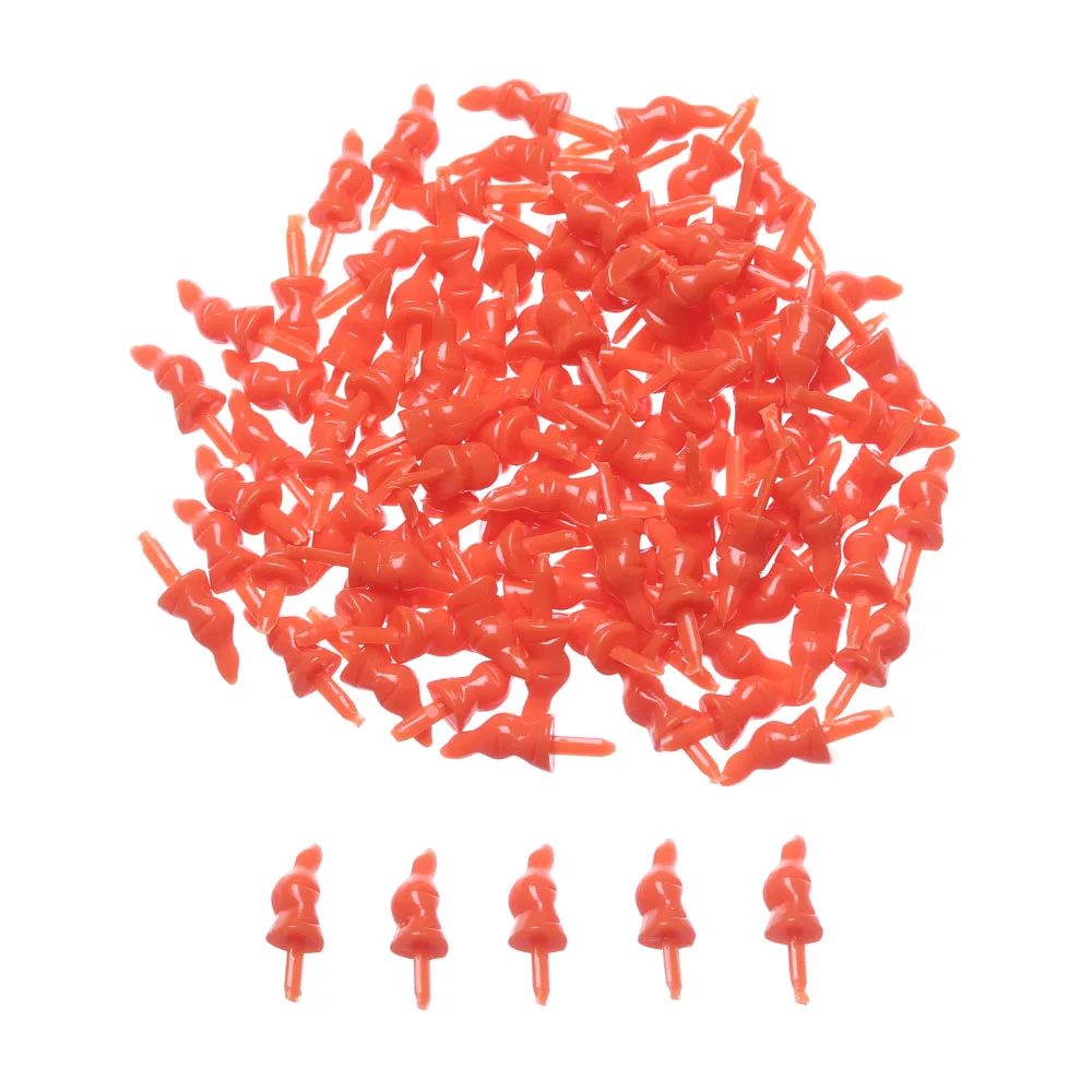 100 шт./пакет пластиковый снеговик красный нос 8 размеров для куклы сделай сам деда