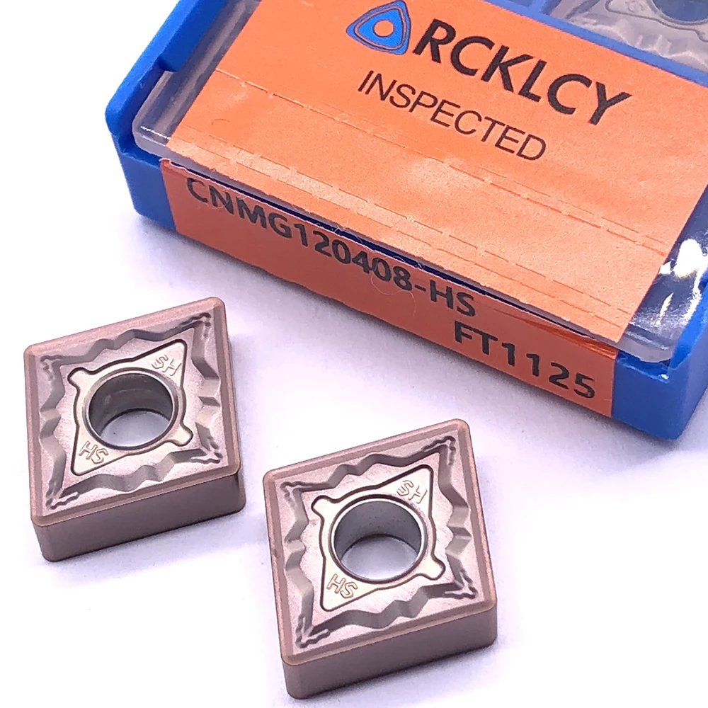 10 шт. RCKLCY твердосплавный CNMG120408 HS FT1125 высококачественный внешний инструмент для