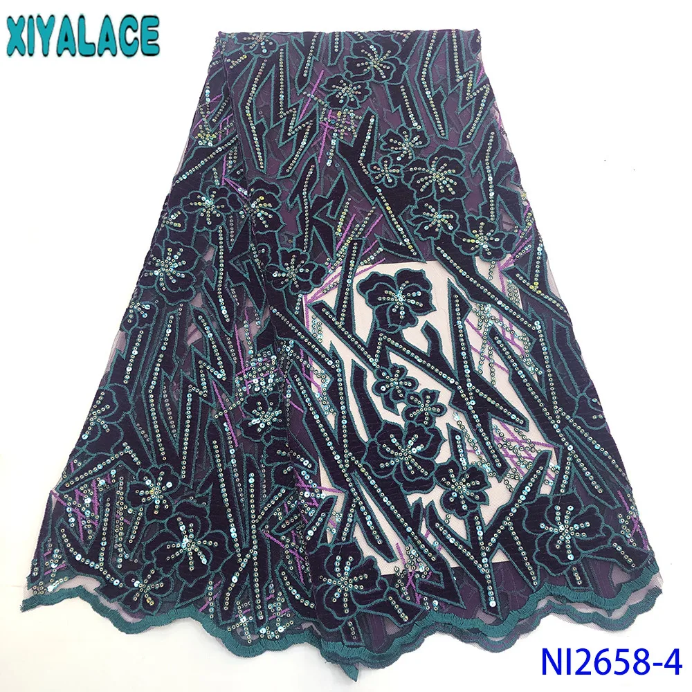 2019 Высокая качественная французская кружевная ткань Новый Бархатная с кружево