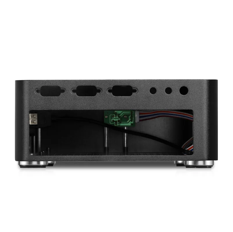 Мини чехол для ПК HTPC безопасная горизонтальная материнская плата ITX шкафа