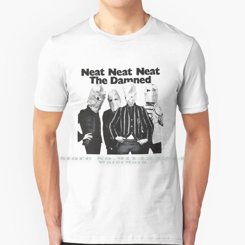 

Discontinued! The Damned Neat Neat Neat Classic T Shirt Cotton 6XL Long Sleeve With Pocket Pocket T Custom Pocket Cheap Pocket