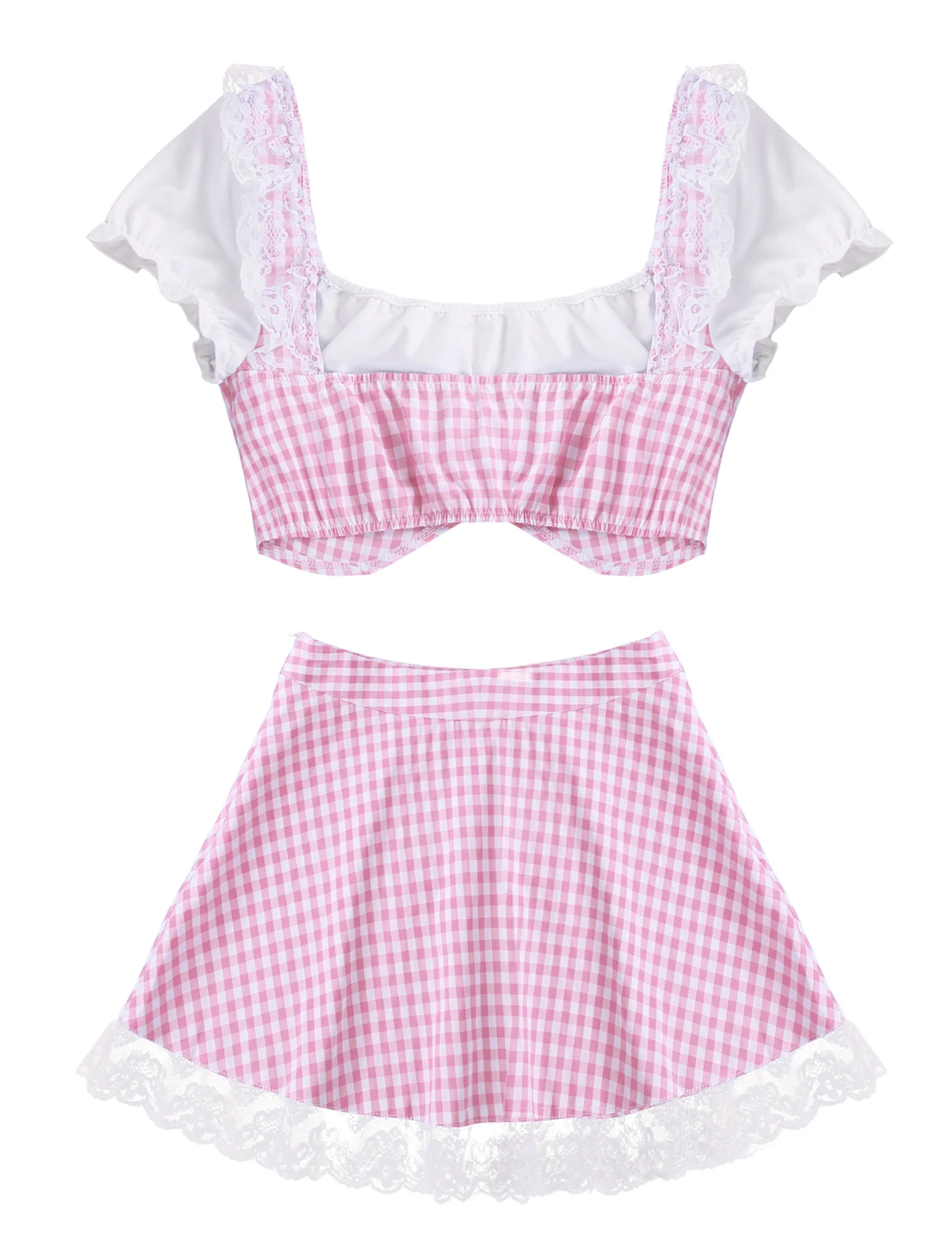 Женская симпатичная школьная форма в шотландском стиле сексуальное озорное