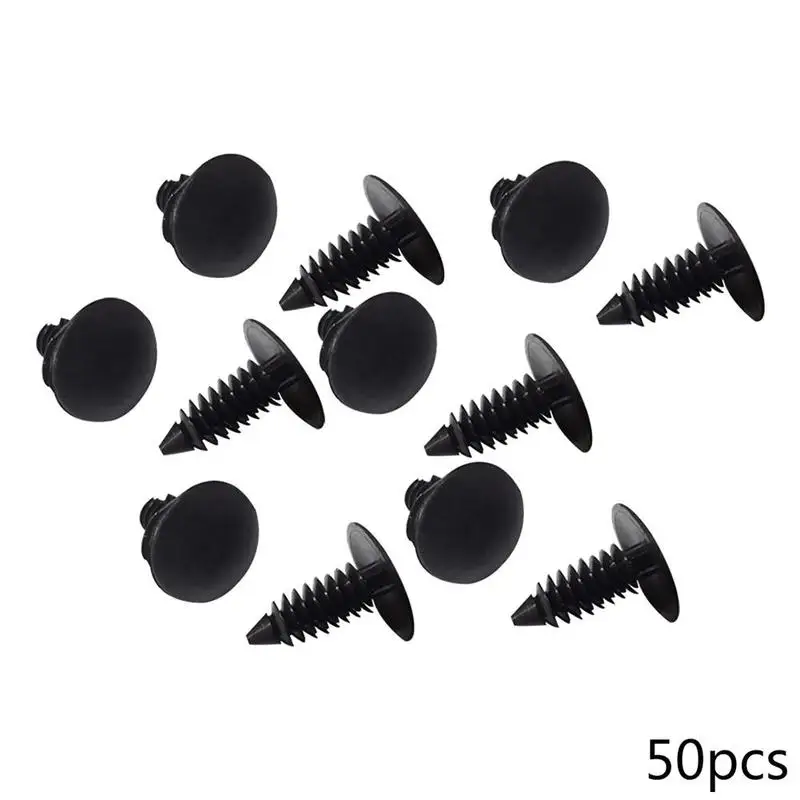 50 шт нейлон автомобильных клипов крыло Защита бампера для стопорного устройства