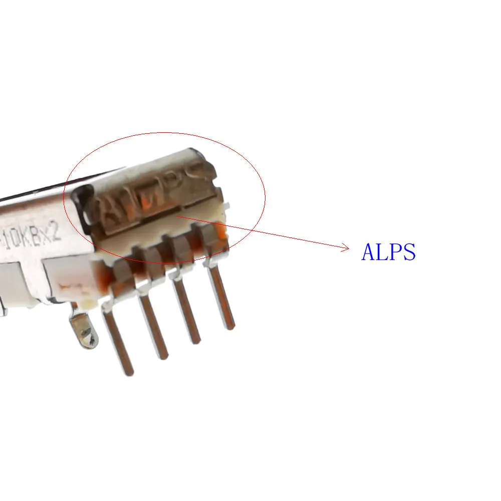 3 шт. 10K ALPS 6 см B10KX2 B10K DJM600 600 439C-10KBX2 DCV1010 двухкомпонентный скользящий потенциометр |
