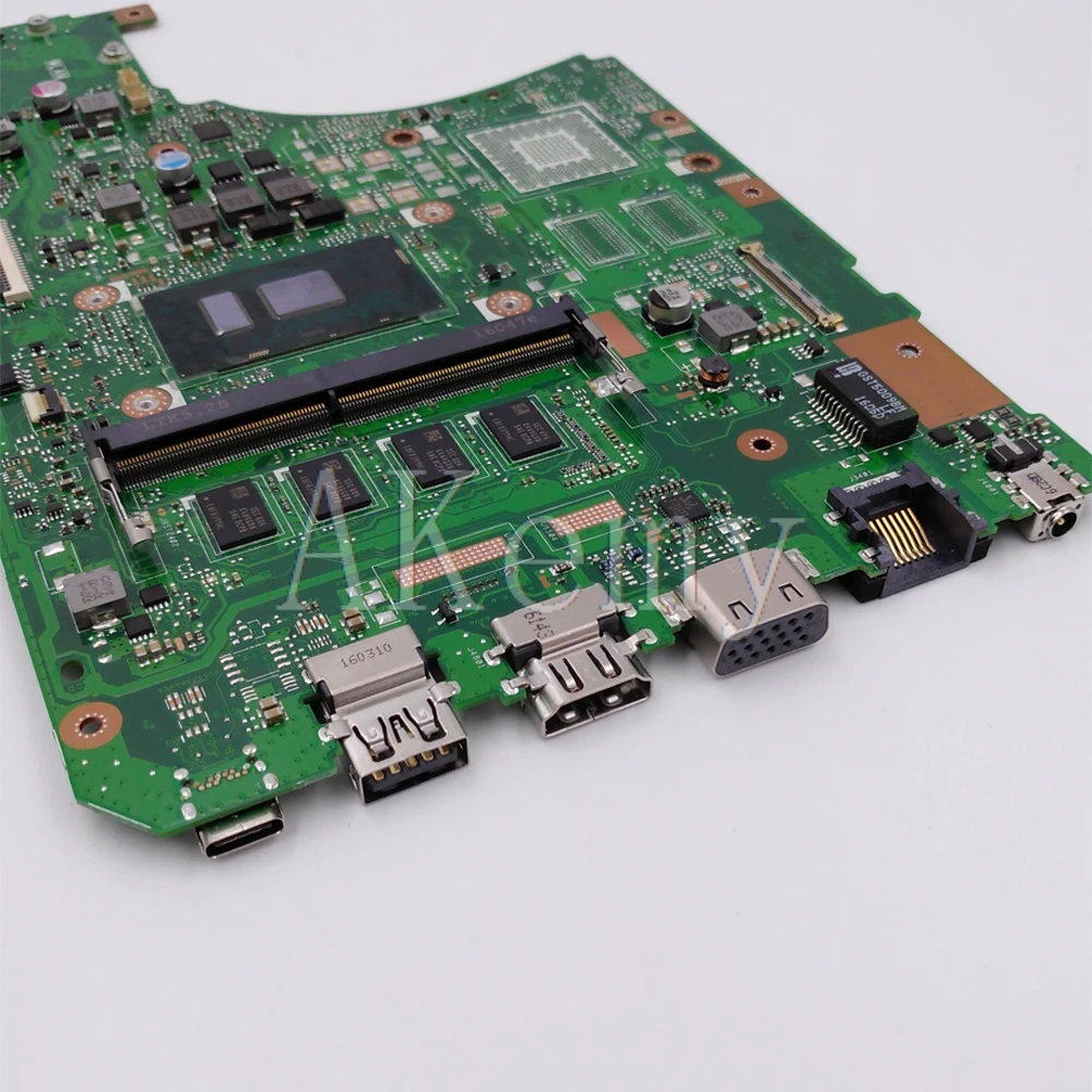 Материнская плата X556UAM I5-6200U 8G для For Asus X556U X556UA X556UB X556UF X556UJ материнская ноутбука |
