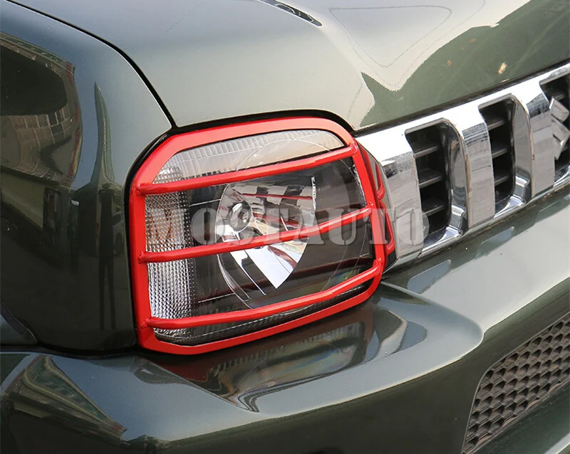 Металлическая внешняя накладка на переднюю фару для Suzuki Jimny 2007 2017 2 шт.