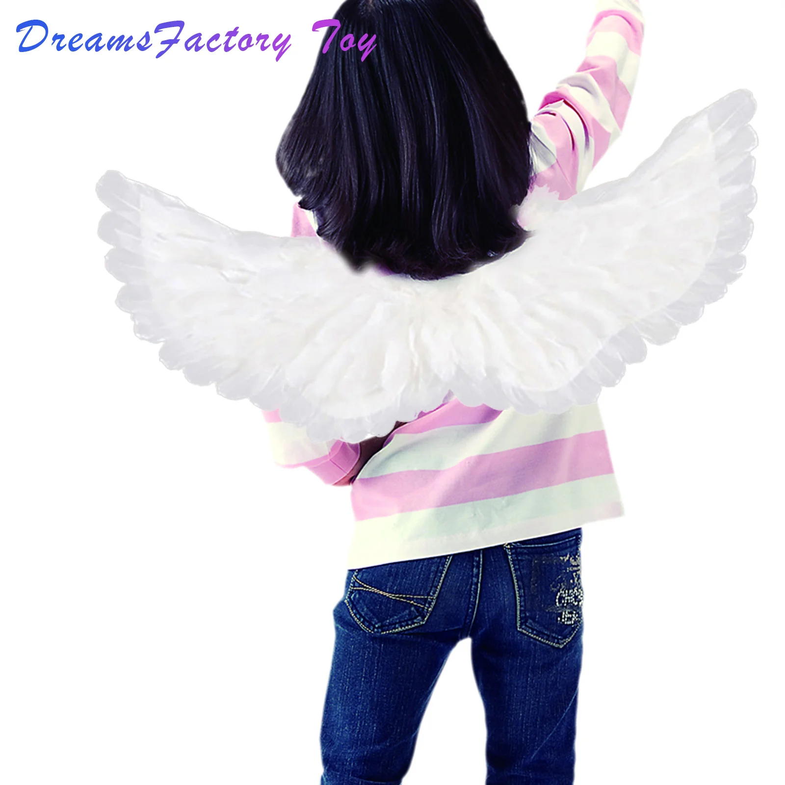 

Kawaii Toy Angel Wings Masquerade Props Kids Cosplay Toys Christmas Present Fairy Wings Lovely Toy Крылья Ангела Косплей