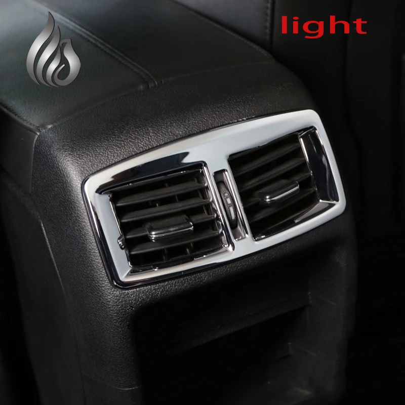 

For Peugeot 3008 2013-2019 Air Outlet Decorative Frame Of Rear Air Conditioner Peugeot 3008 Sequin Sticker Special Refitting