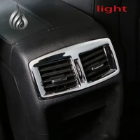 for peugeot 3008 2013 2019 air outlet decorative frame of rear air conditioner peugeot 3008 sequin sticker special for refitting