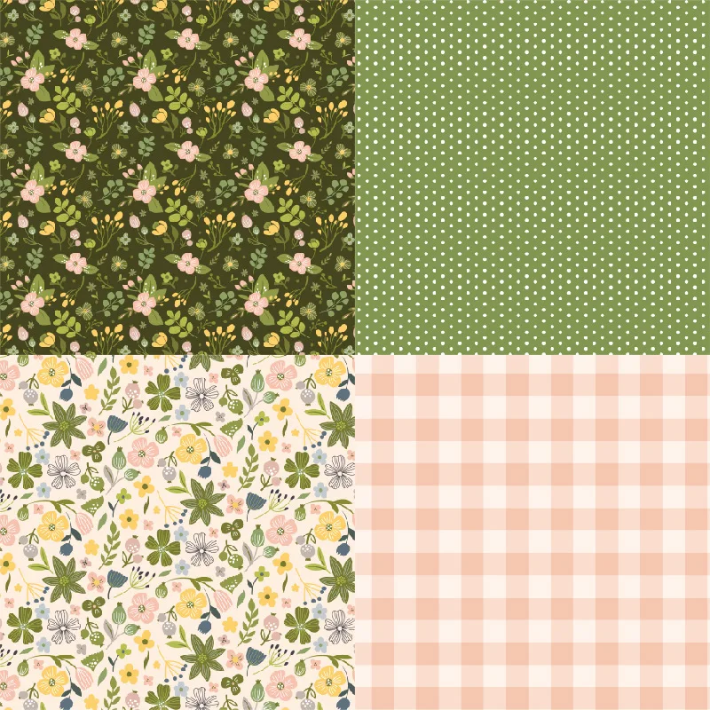 6 &quot12 листов свежие цветы для скрапбукинга и рисунком в виде птичек-оригами