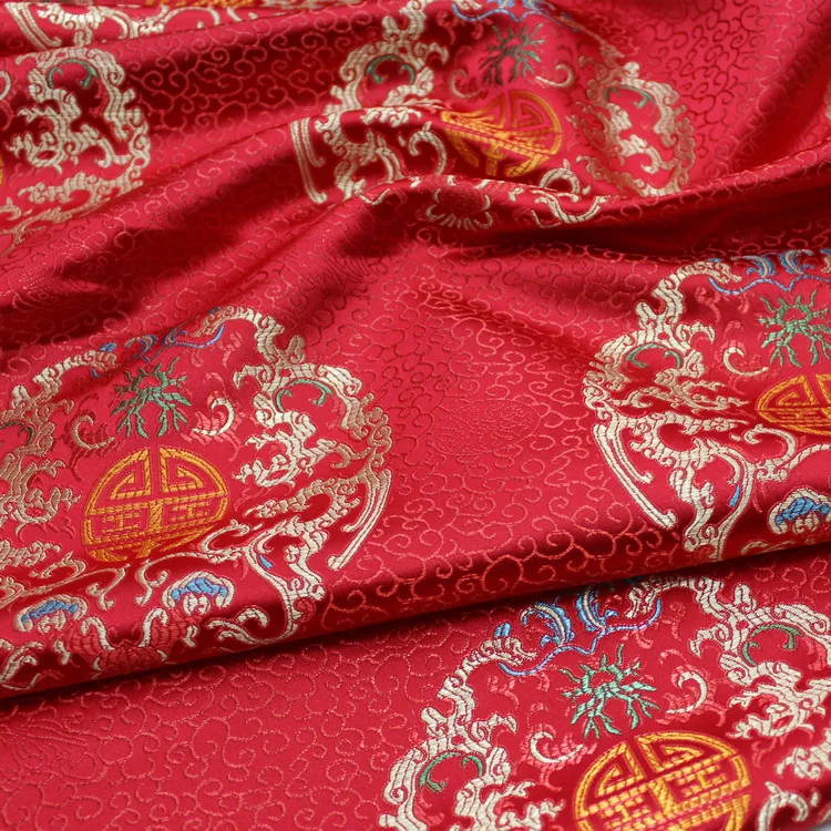 Жаккардовая парча в китайском стиле династии Тан шелковая ткань для детской