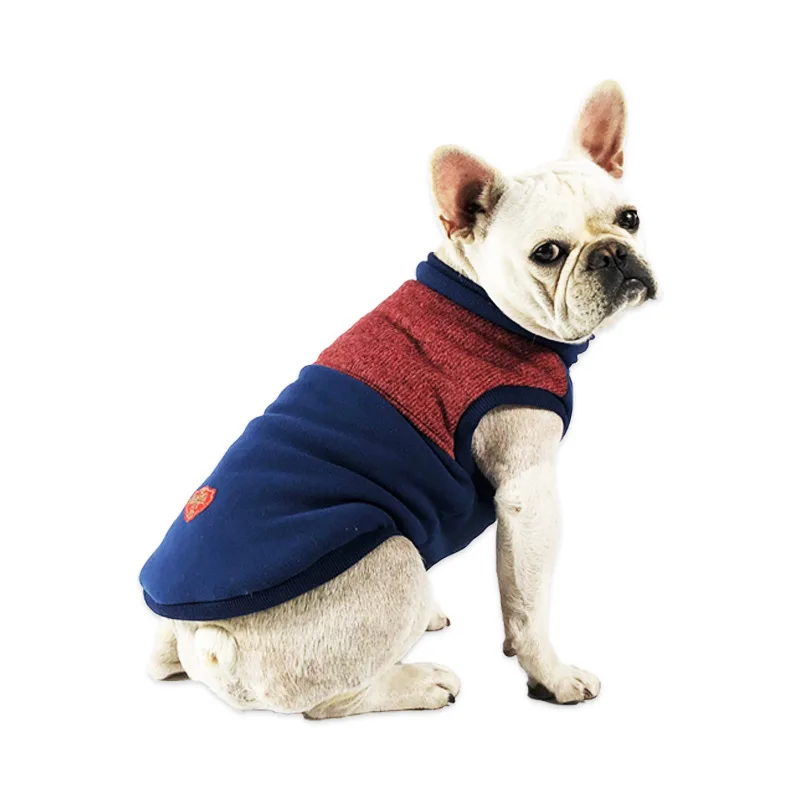 Зимнее пальто для собак куртка жилет одежда мопса французского бульдога