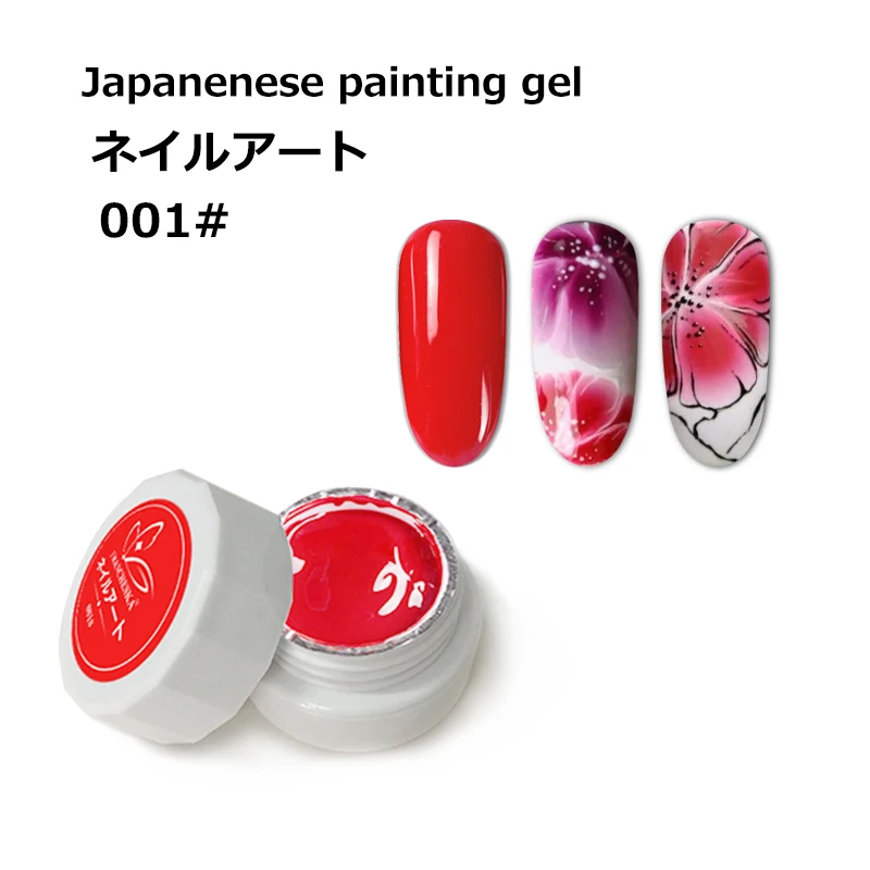 painting gel 01 Японский Гель-лак для рисования Гель-лак для ногтей для маникюра Сделай Сам Рисунок Hybird дизайн ногтей толстый и не струящийся лак - Цвет: painting gel 01