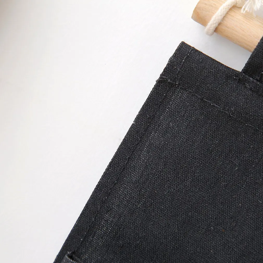 Хлопковая льняная подвесная сумка для хранения 3 кармана настенный шкаф мешок