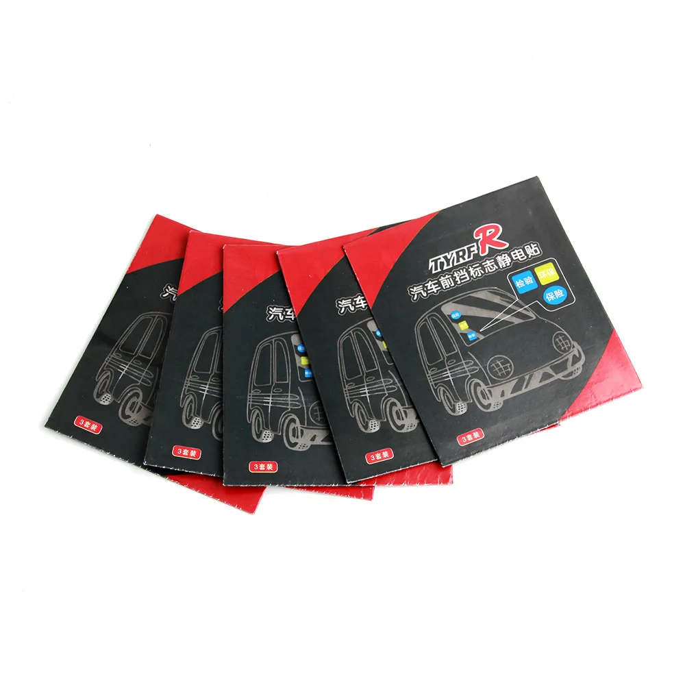 

Car Insurance Stickers Tear-free Bag Annual Inspection Compulsory Car Windshield Stickers for Toyota VW Hyundai Suzuki Ford BMW